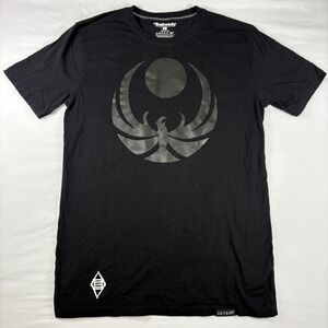 Bethesda Skyrim T-Shirt Mens Large Black Nightingale Thieves Guild Graphic Tee